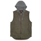Mens Green Wrangler Workwear Padded  Coat