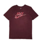 Mens Burgundy Nike  Short Sleeve T Shirt