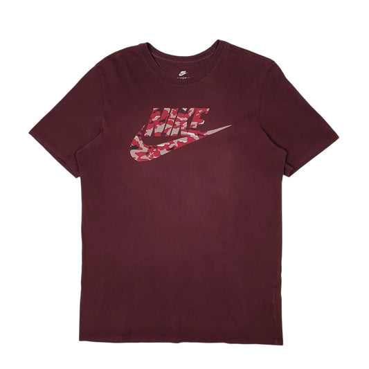 Mens Burgundy Nike  Short Sleeve T Shirt