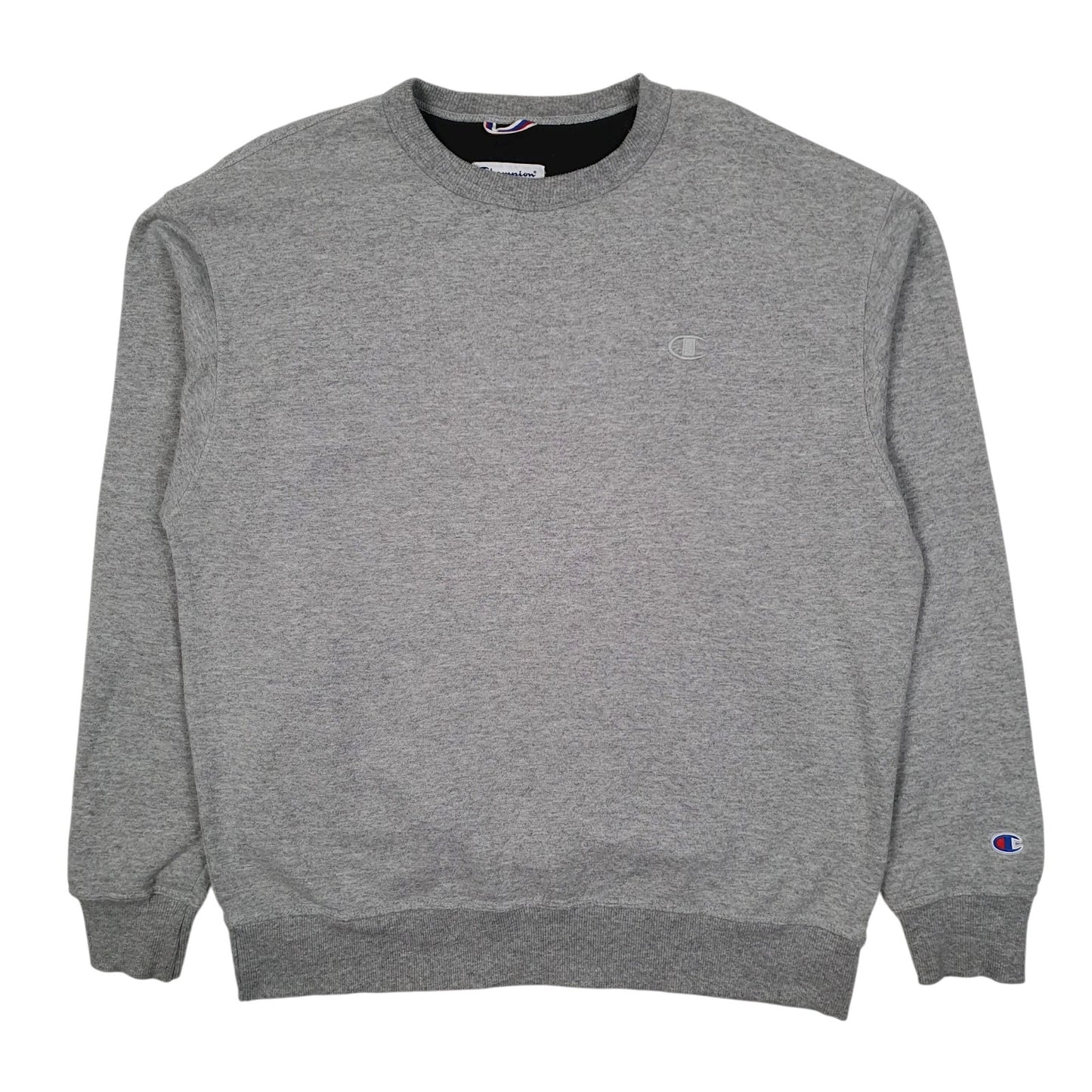 Mens Grey Champion  Crewneck Jumper