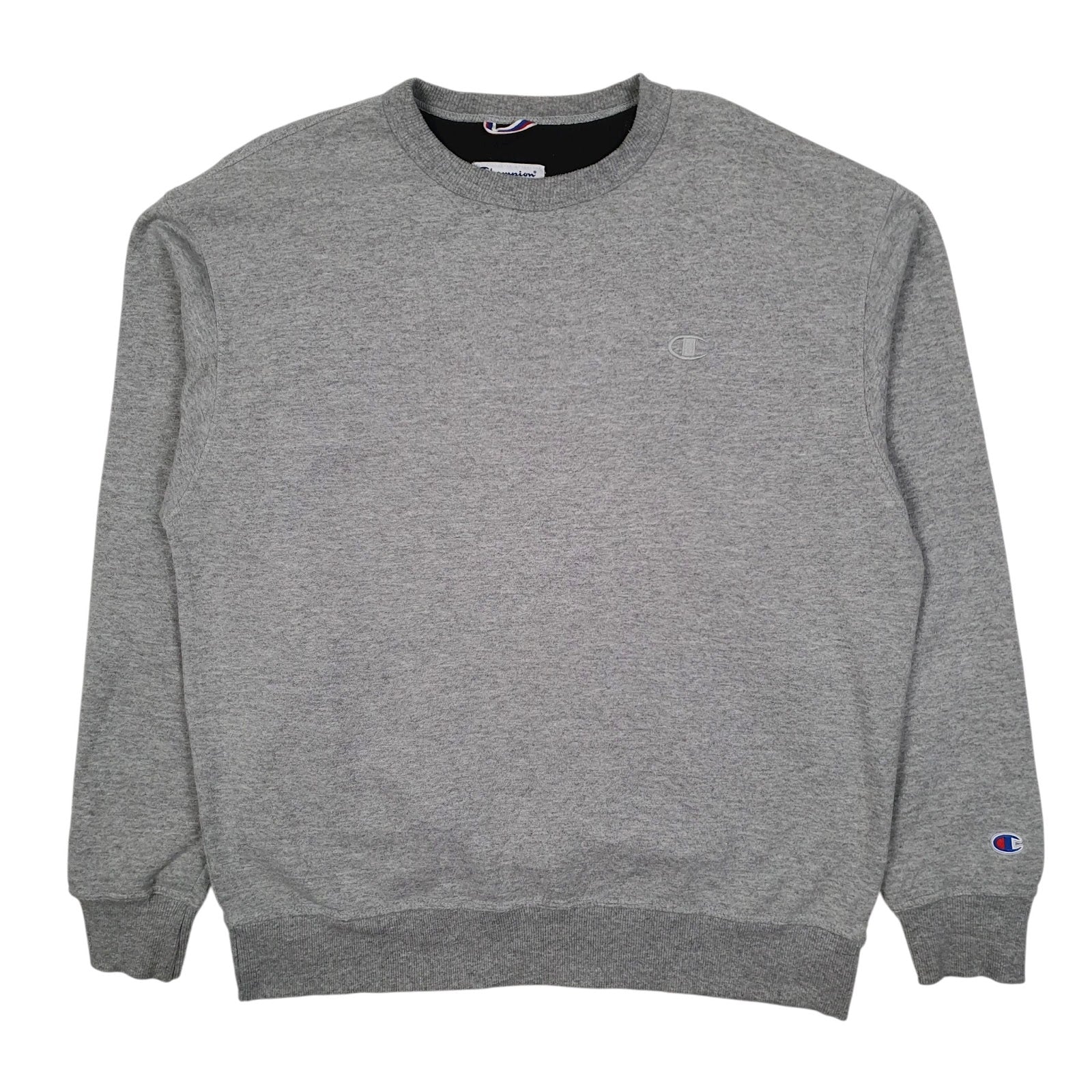 Mens Grey Champion  Crewneck Jumper