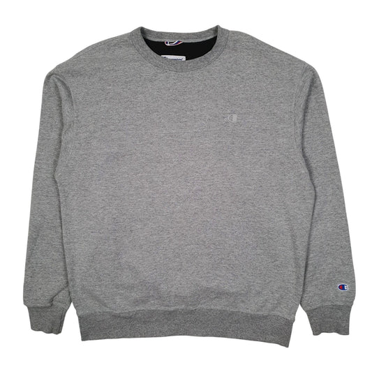 Mens Grey Champion  Crewneck Jumper