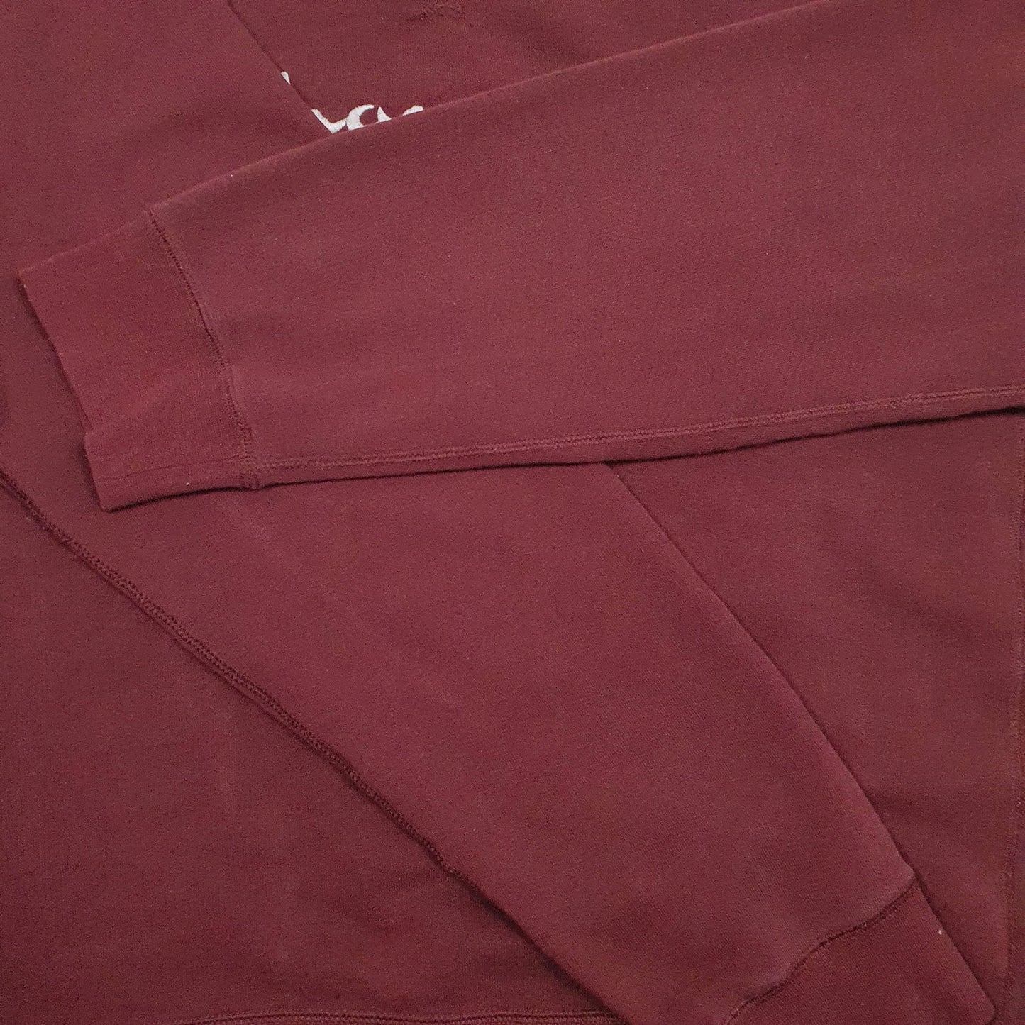 Mens Burgundy Champion Spellout Crewneck Jumper