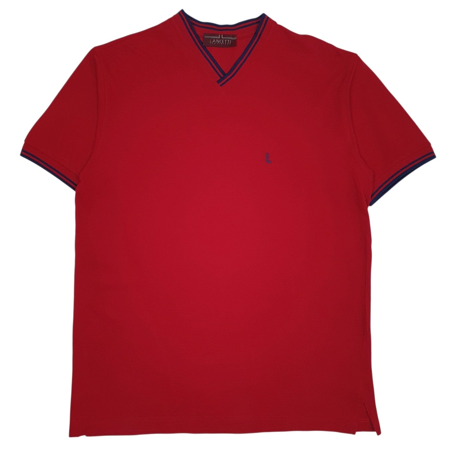 Mens Red Lancetti  Short Sleeve T Shirt