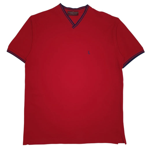 Mens Red Lancetti  Short Sleeve T Shirt