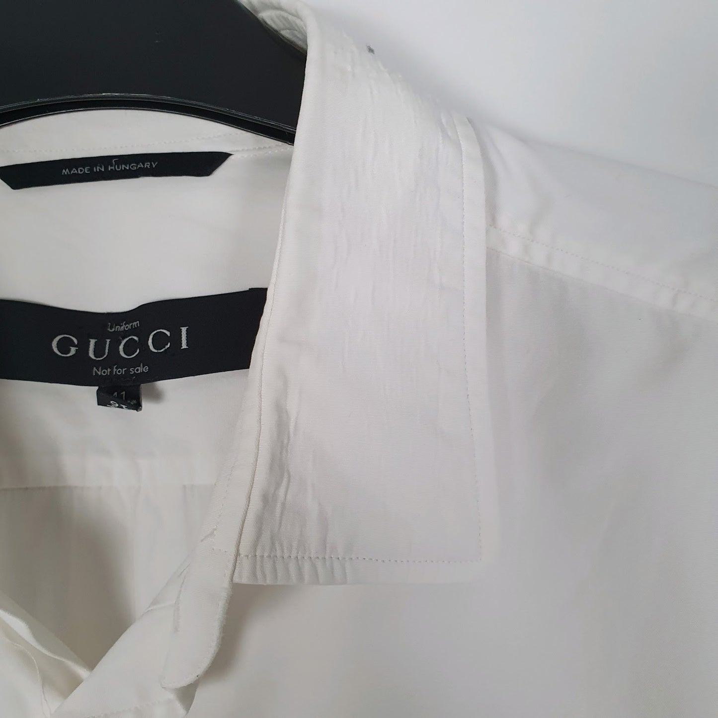 Mens White Gucci Uniform  Shirt