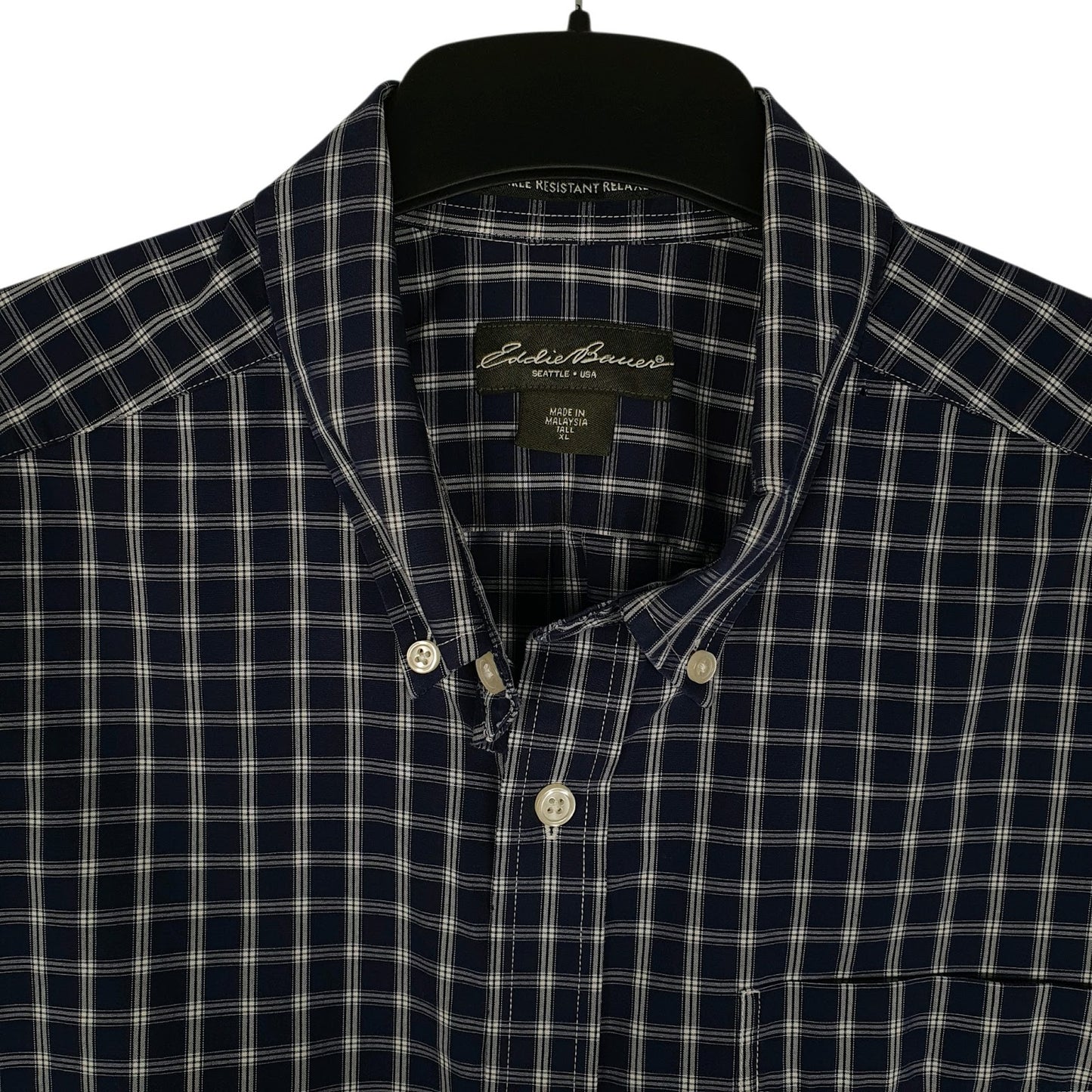 Mens Navy Eddie Bauer   Shirt