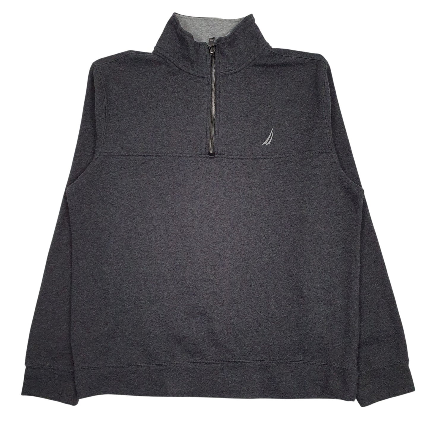 Mens Grey Nautica  Quarter Zip Jumper
