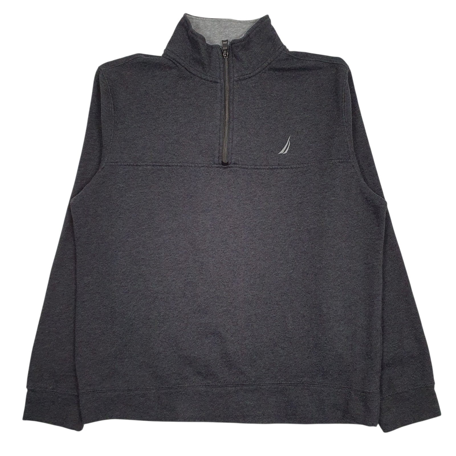 Mens Grey Nautica  Quarter Zip Jumper