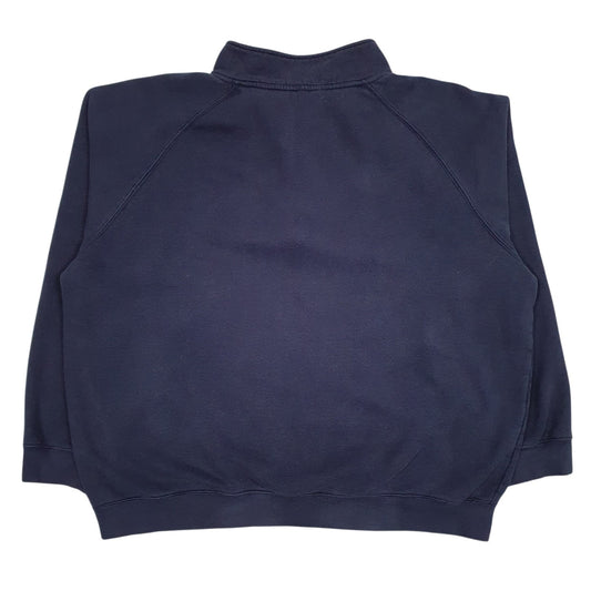 Mens Navy Reebok  Quarter Zip Jumper