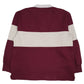 Mens Burgundy Hippie Rose Rugby Boston  Polo Shirt