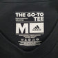 Mens Black Adidas   T Shirt