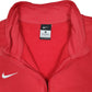 Mens Red Nike  Quarter Zip Jumper