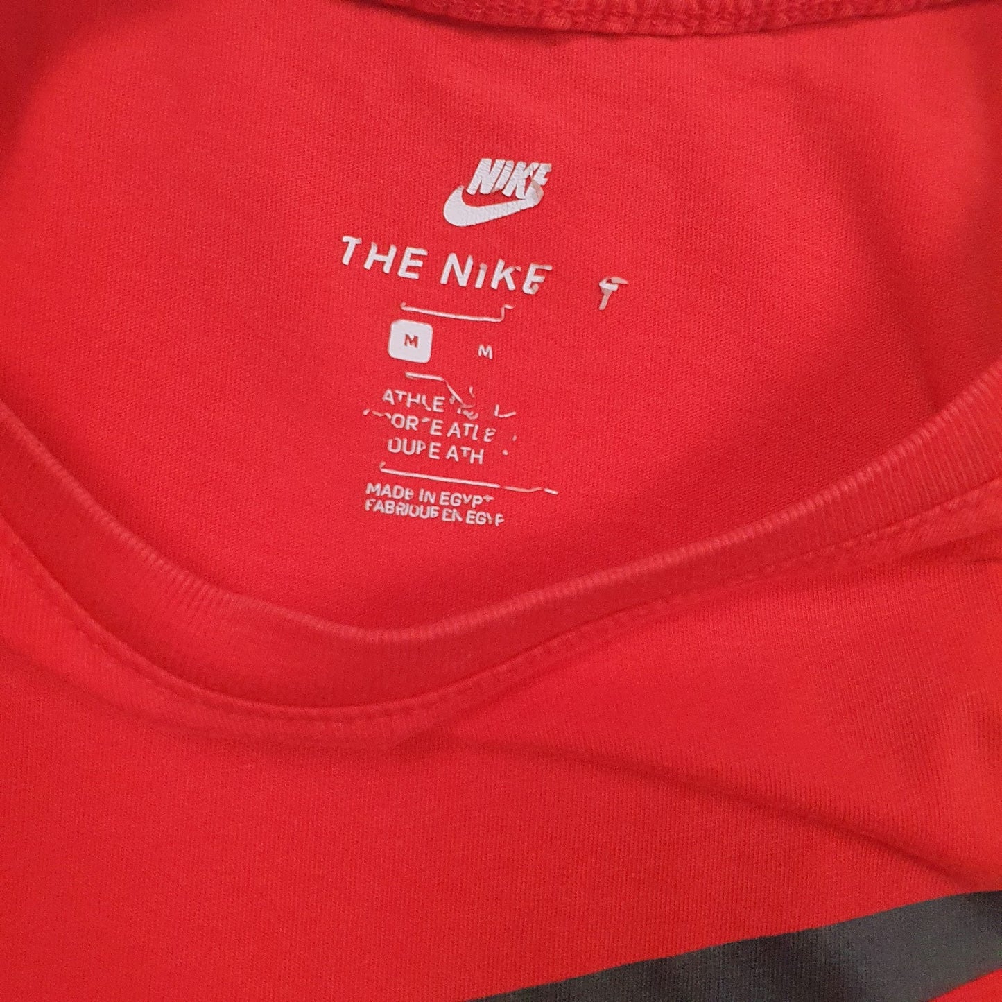 Mens Red Nike   T Shirt