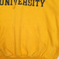 Mens Yellow MV Sport Quinnipiac University Hoodie Jumper
