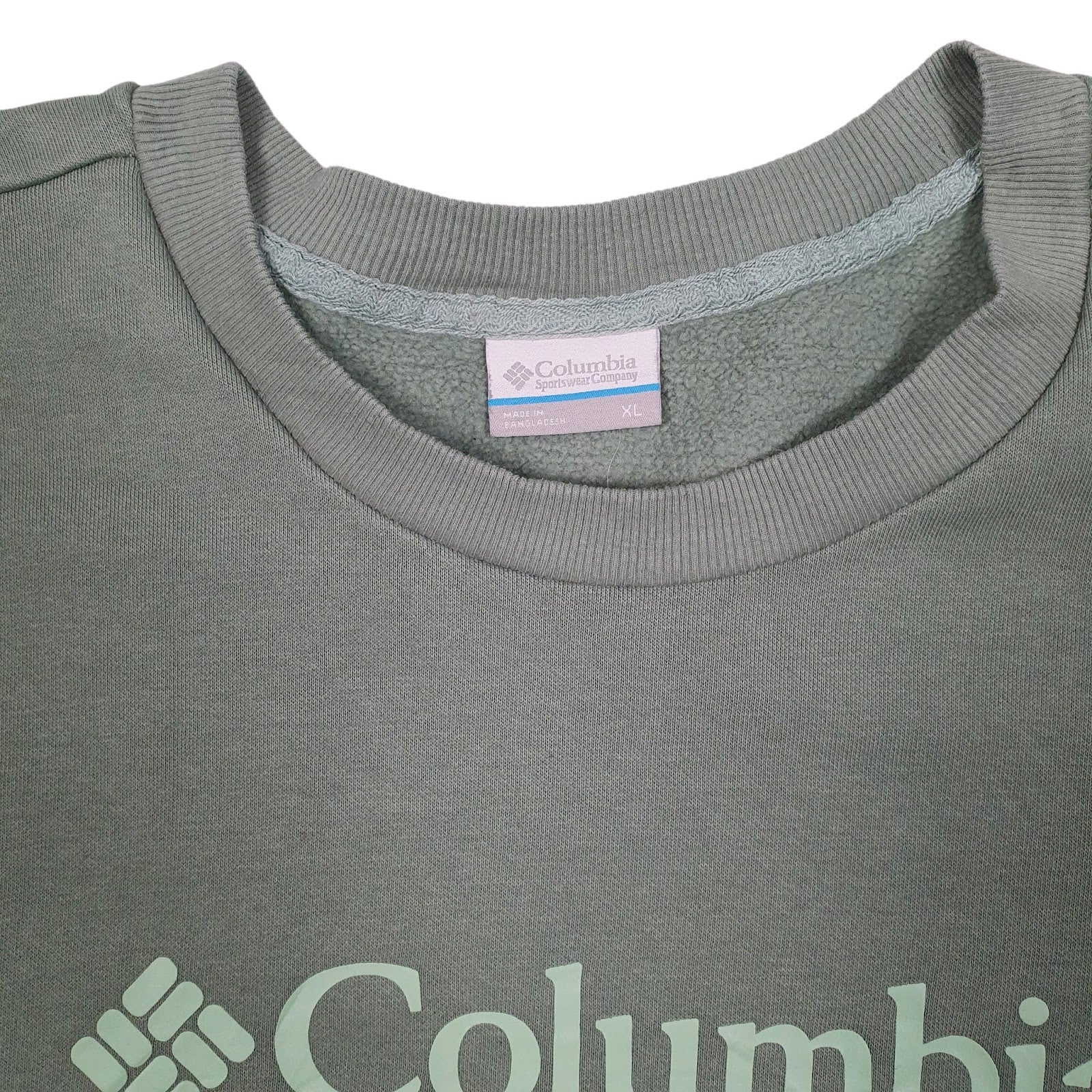 Womens Green Columbia Sportswear Company  Crewneck Jumper