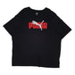 Mens Black Puma  Short Sleeve T Shirt