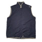 Mens Navy Adidas Vintage 90s Fleece Lined  Coat