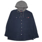 Mens Navy Wrangler Workwear  Coat
