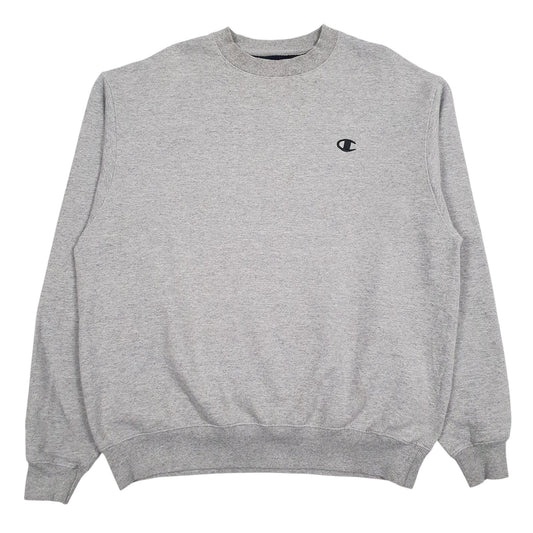 Mens Grey Champion  Crewneck Jumper