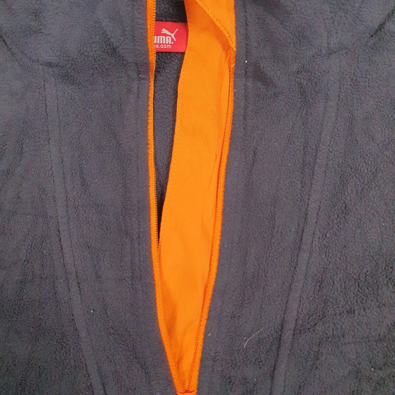 Mens Grey Puma  Quarter Zip Jumper