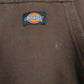 Mens Brown Dickies Workwear Padded Metro Parks Full Zip Jumper