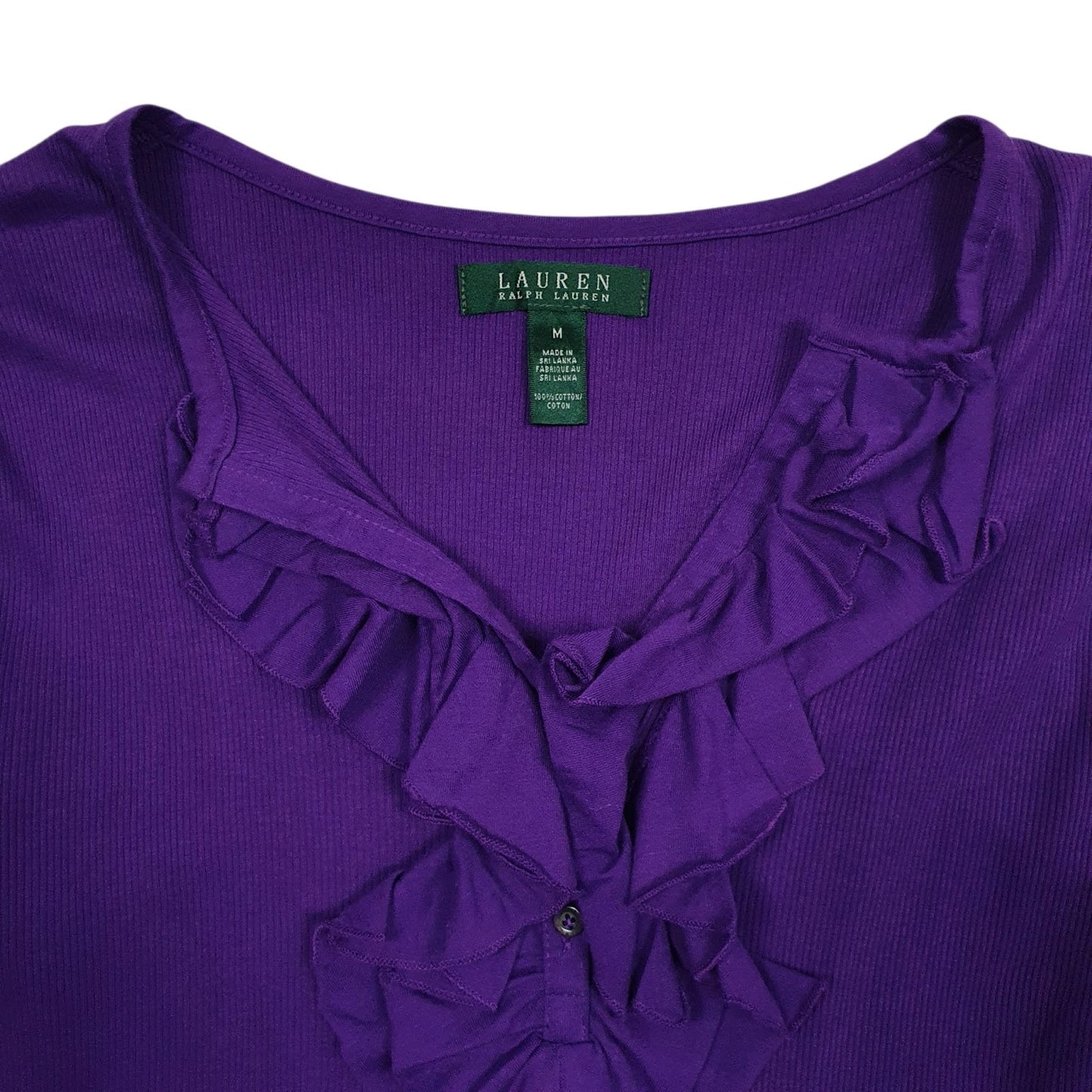 Womens Purple Ralph Lauren Blouse  T Shirt