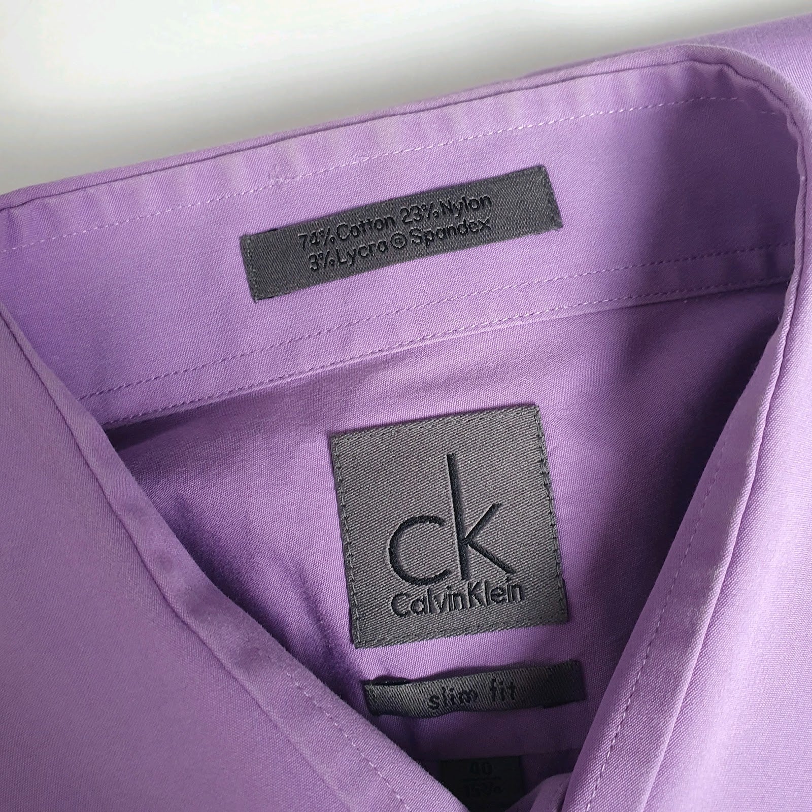Mens Purple Calvin Klein   Shirt