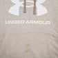 Mens Beige Under Armour Coldgear Spellout Hoodie Jumper