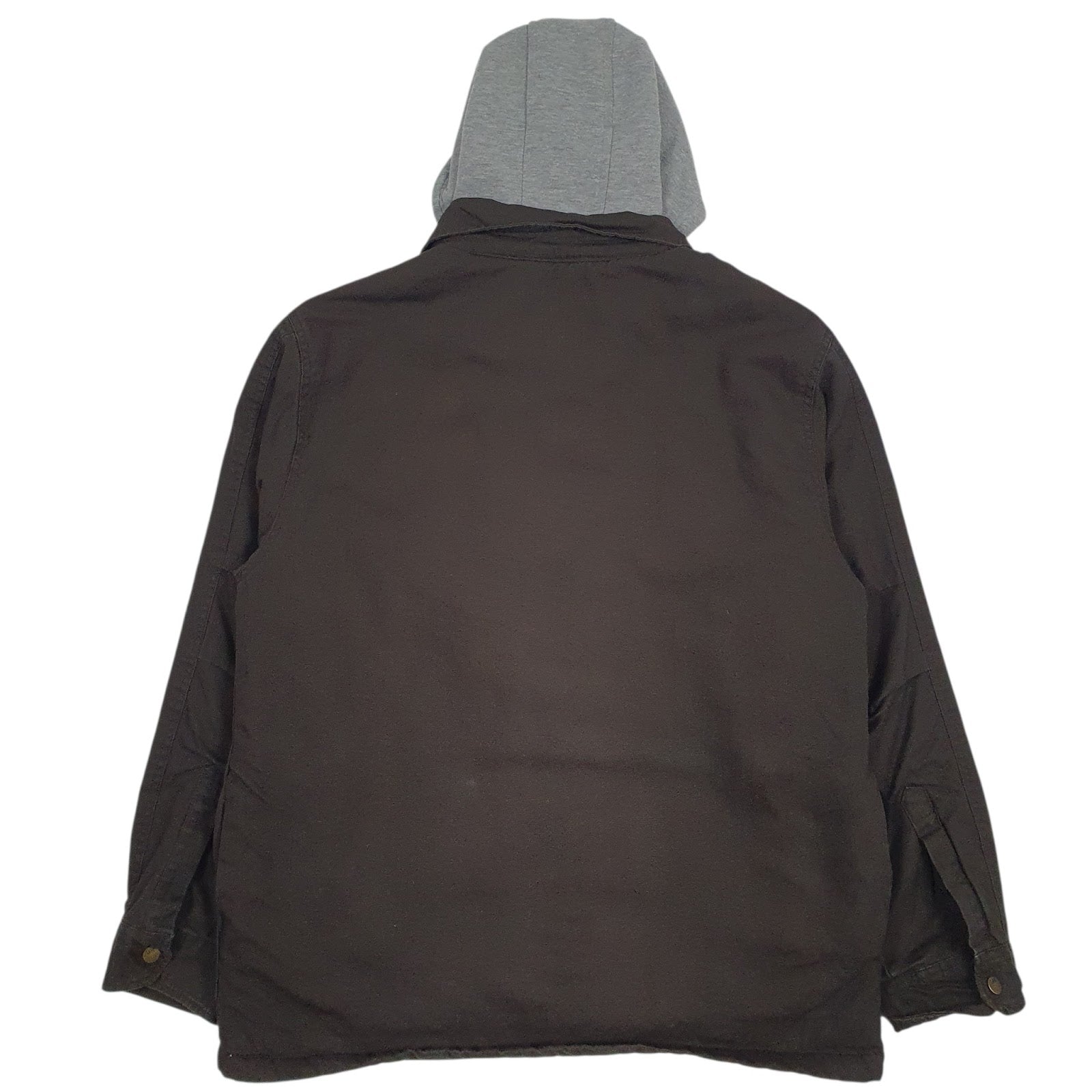 Mens Grey Lee Sherpa Lined  Coat