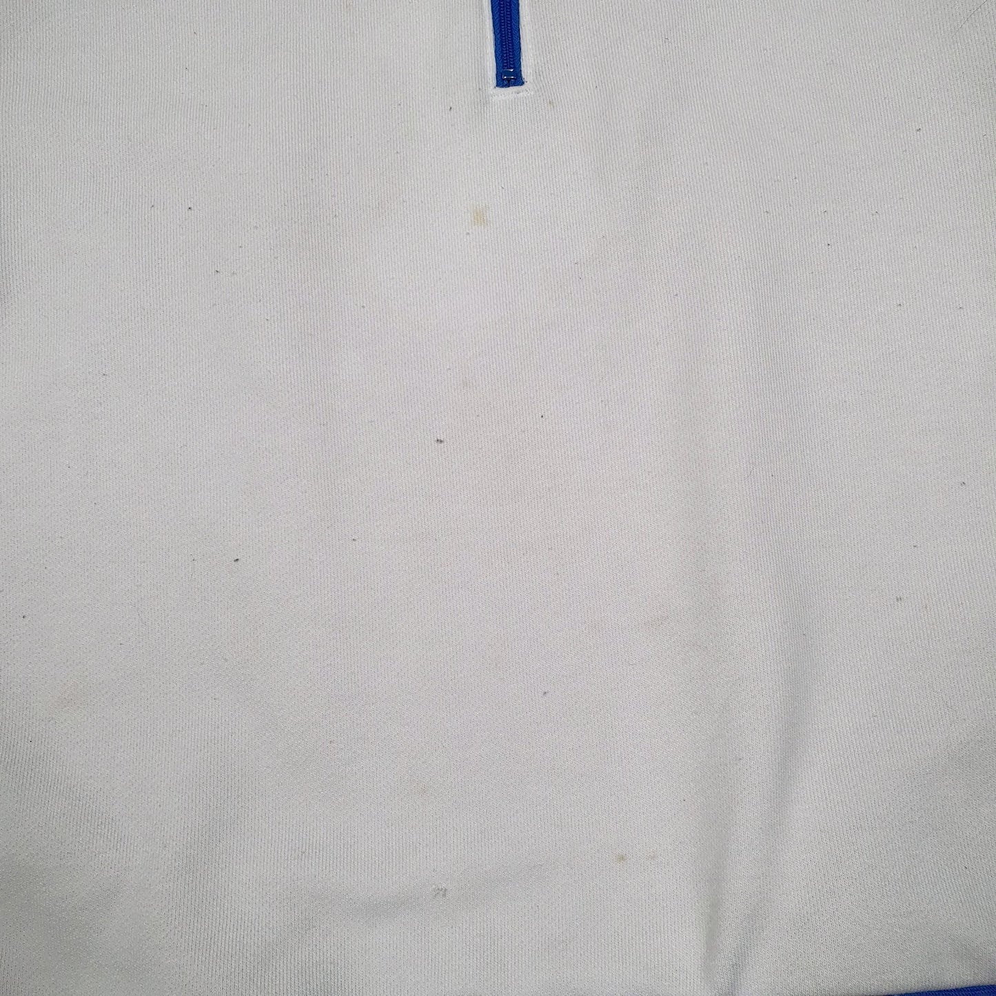 Womens White Nike  Quarter Zip Jumper