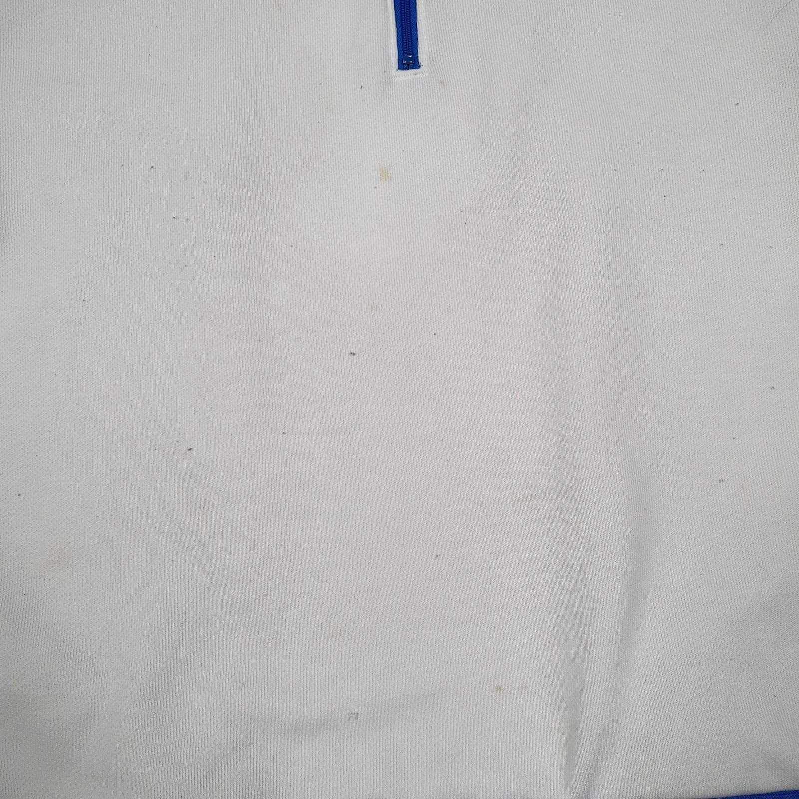 Womens White Nike  Quarter Zip Jumper