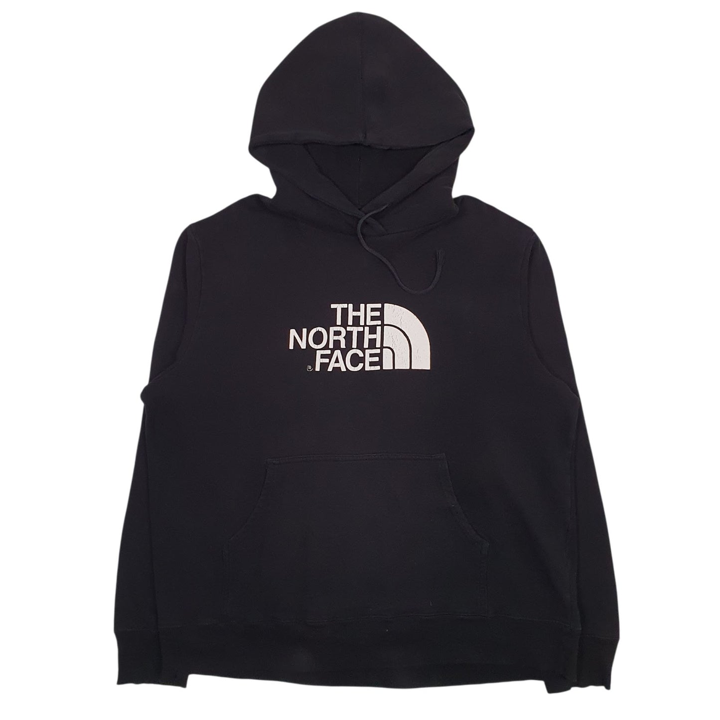 Mens Black The North Face Spellout Hoodie Jumper