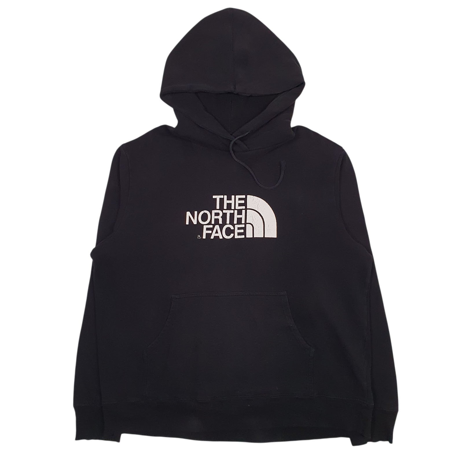 Mens Black The North Face Spellout Hoodie Jumper
