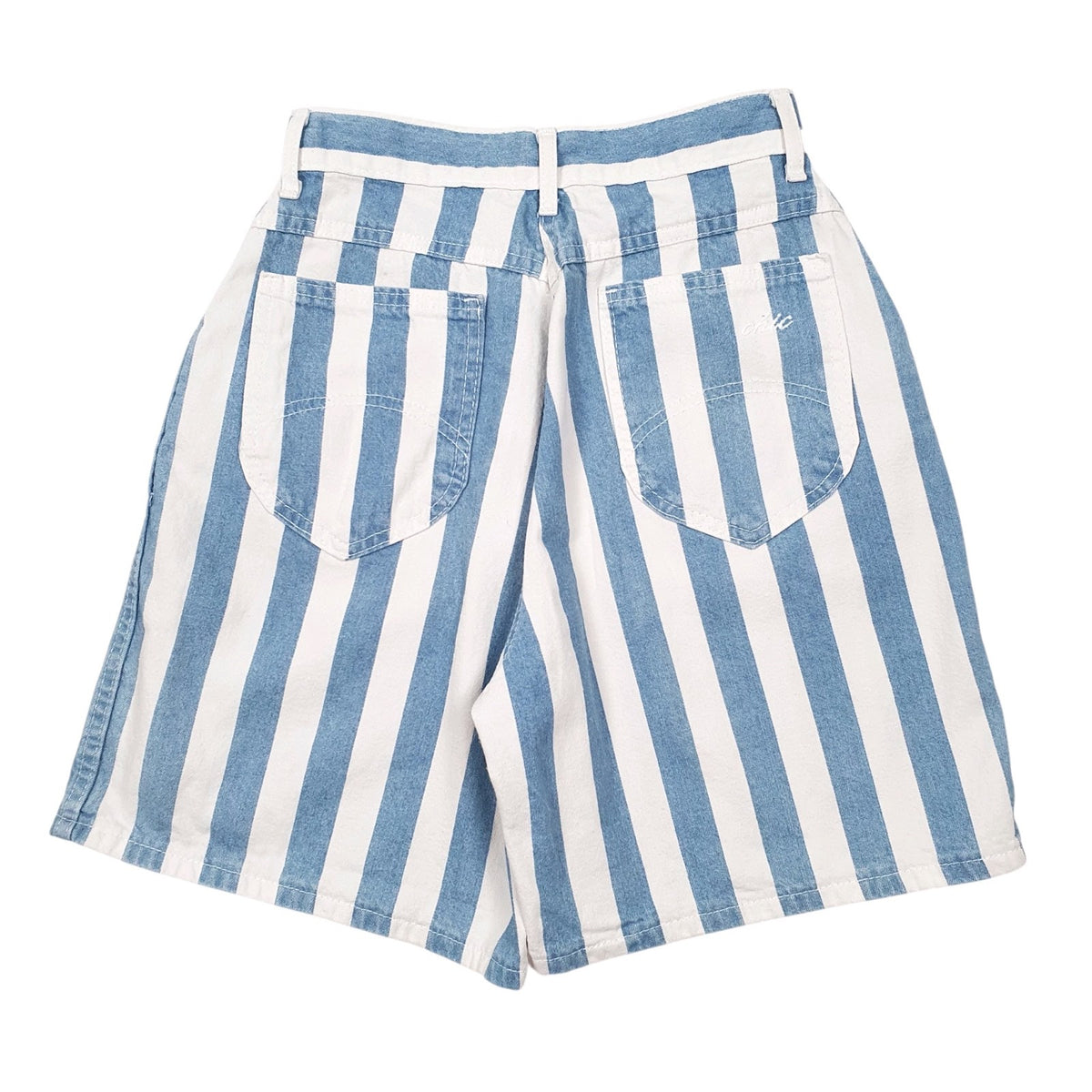 Womens Blue Chic Vintage Made In U.S.A  Shorts