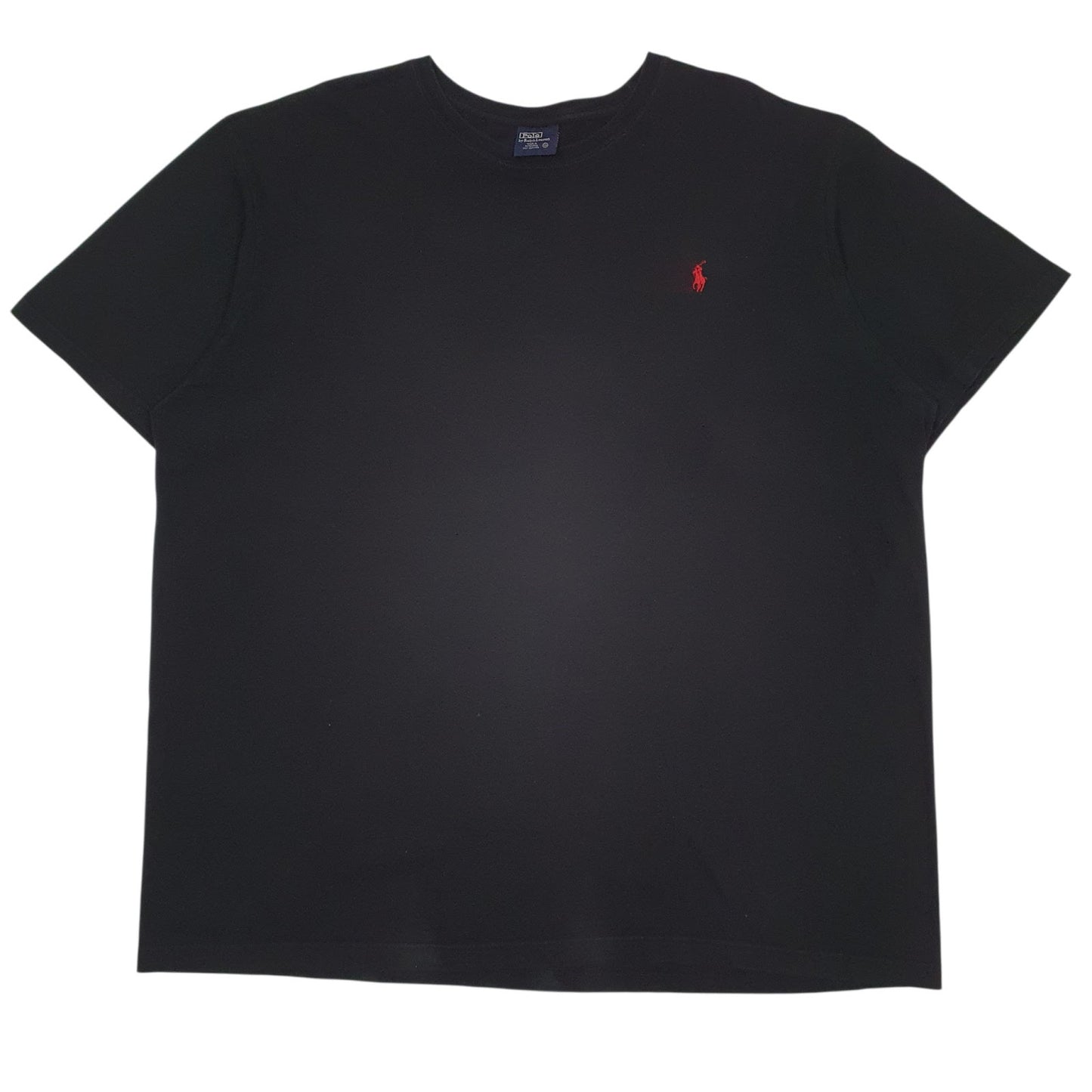 Mens Black Polo Ralph Lauren Vintage 90s Short Sleeve T Shirt