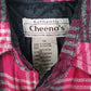 Mens Pink Cheenos Padded Crewneck Coat