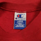 Mens Red Champion Vintage 90s Crewneck Jumper