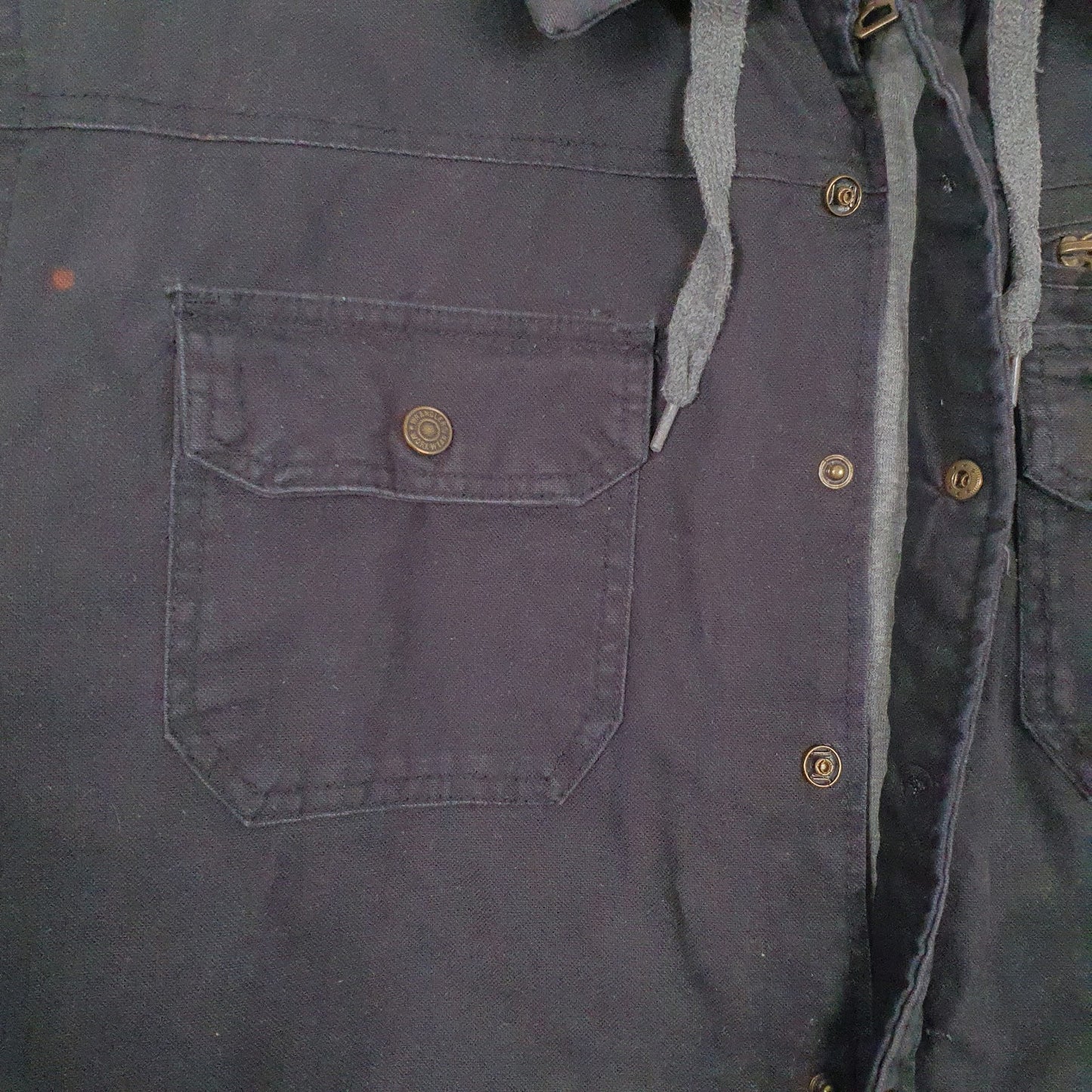 Mens Black Wrangler Padded  Coat