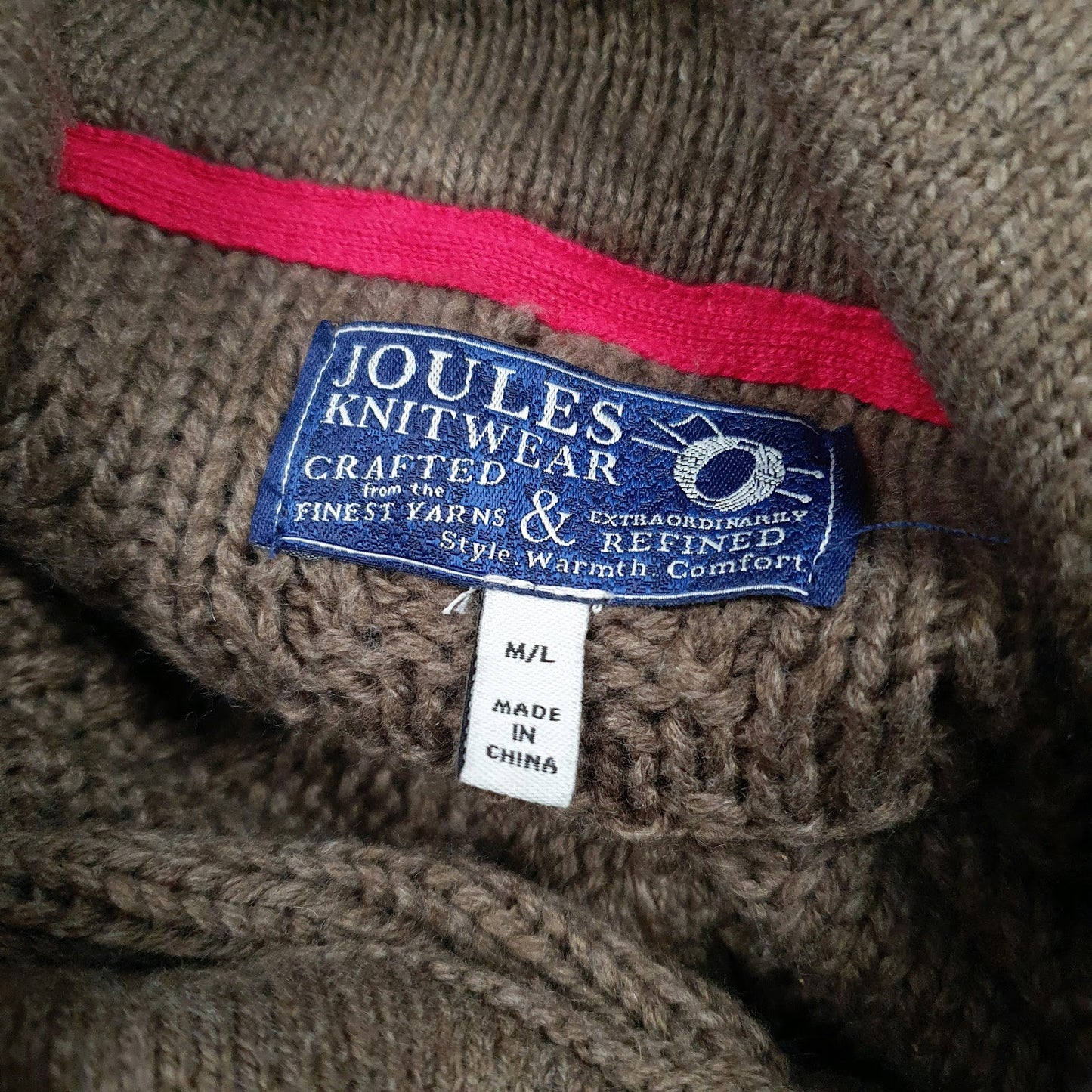 Womens Brown Joules Poncho Knitwear Shoal Neck Jumper