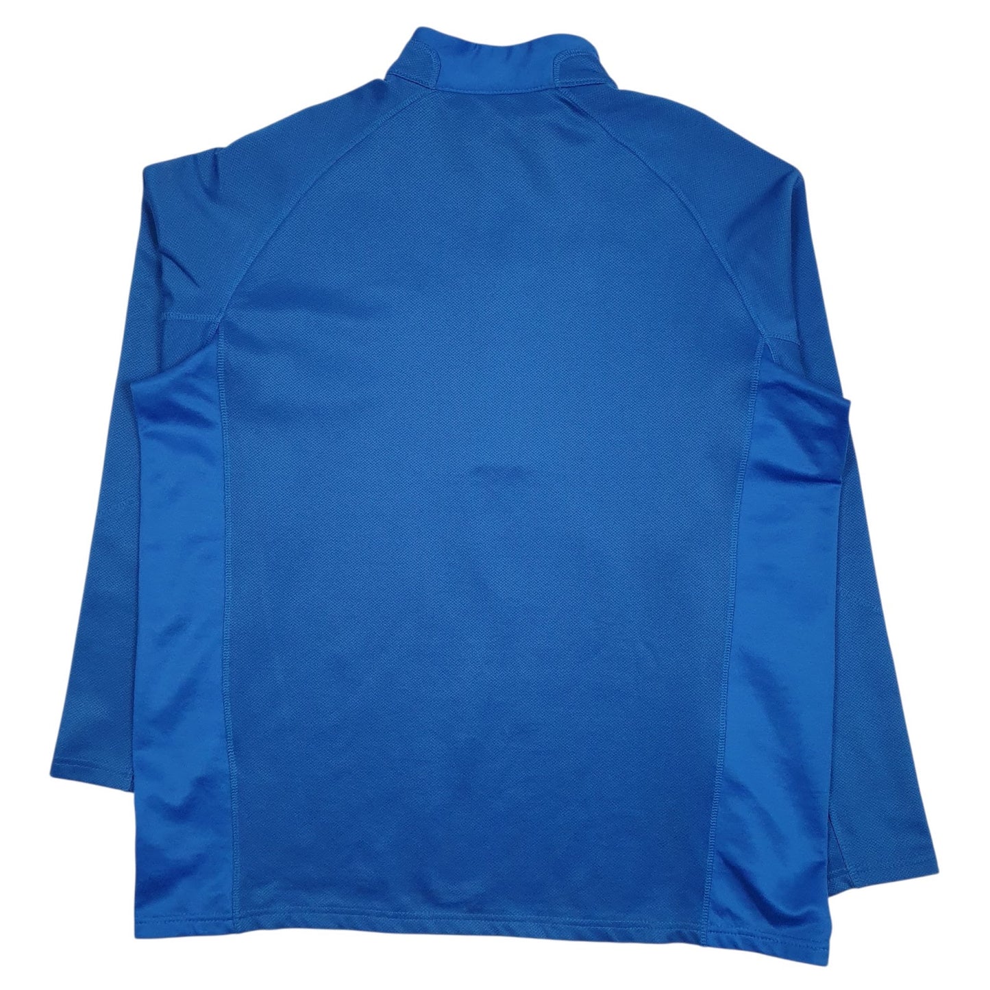 Mens Blue Eddie Bauer Active Wear Quarter Zip Jumper