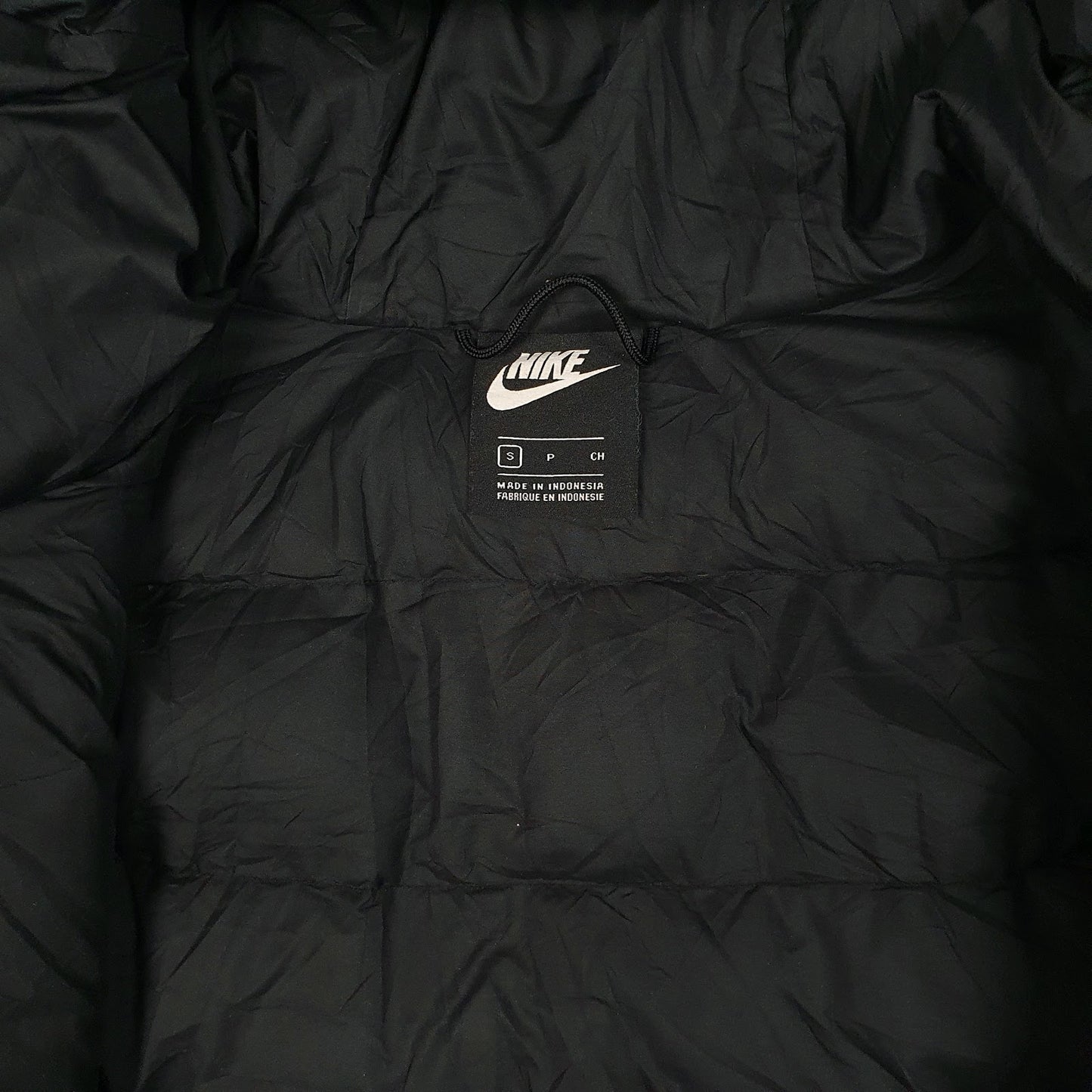 Mens Black Nike  Crewneck Coat
