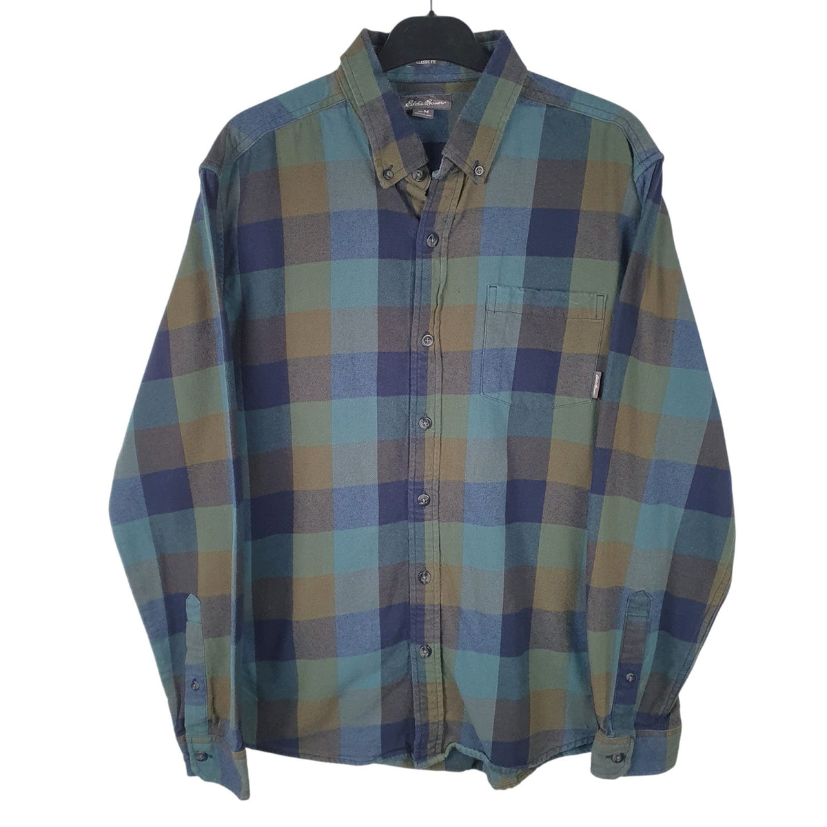Mens Green Eddie Bauer  Long Sleeve Shirt