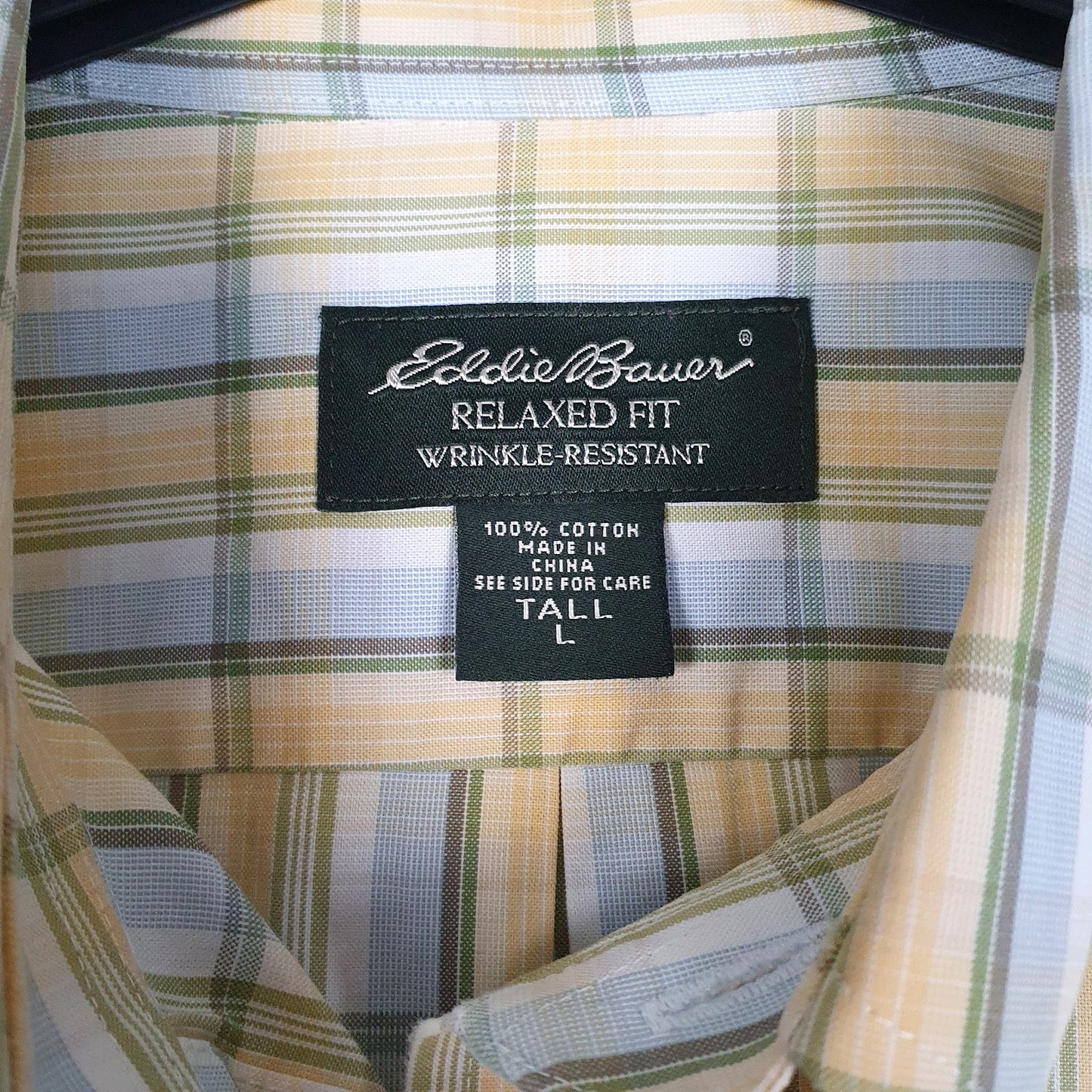 Mens Yellow Eddie Bauer   Shirt