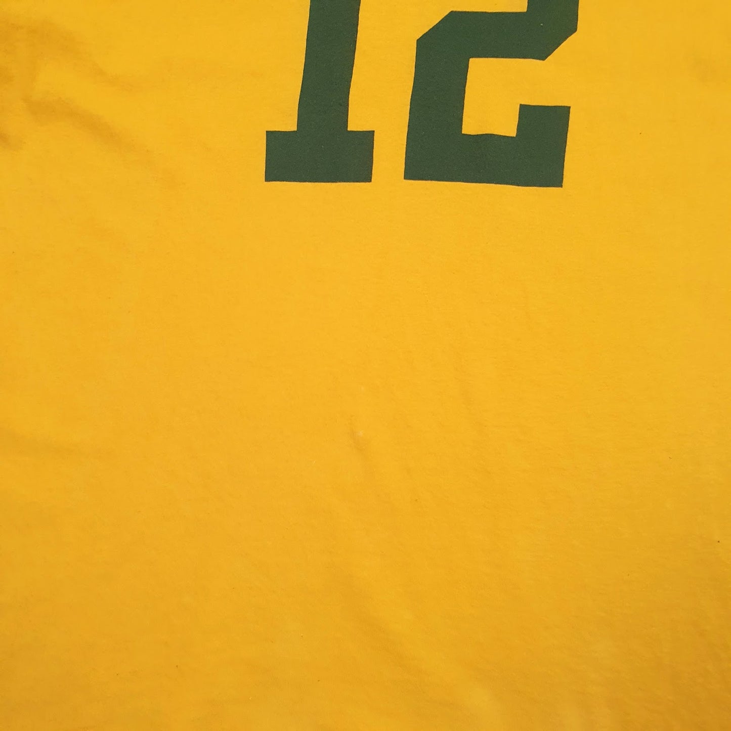 Mens Yellow Gildan The Fan  T Shirt