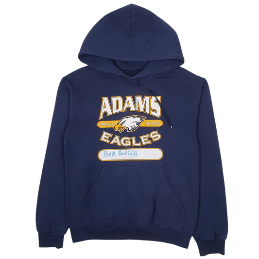 Mens Navy Unbranded Adams Eagles Hoodie Jumper