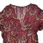 Womens Burgundy Shein Shear Beach Throw  Dress