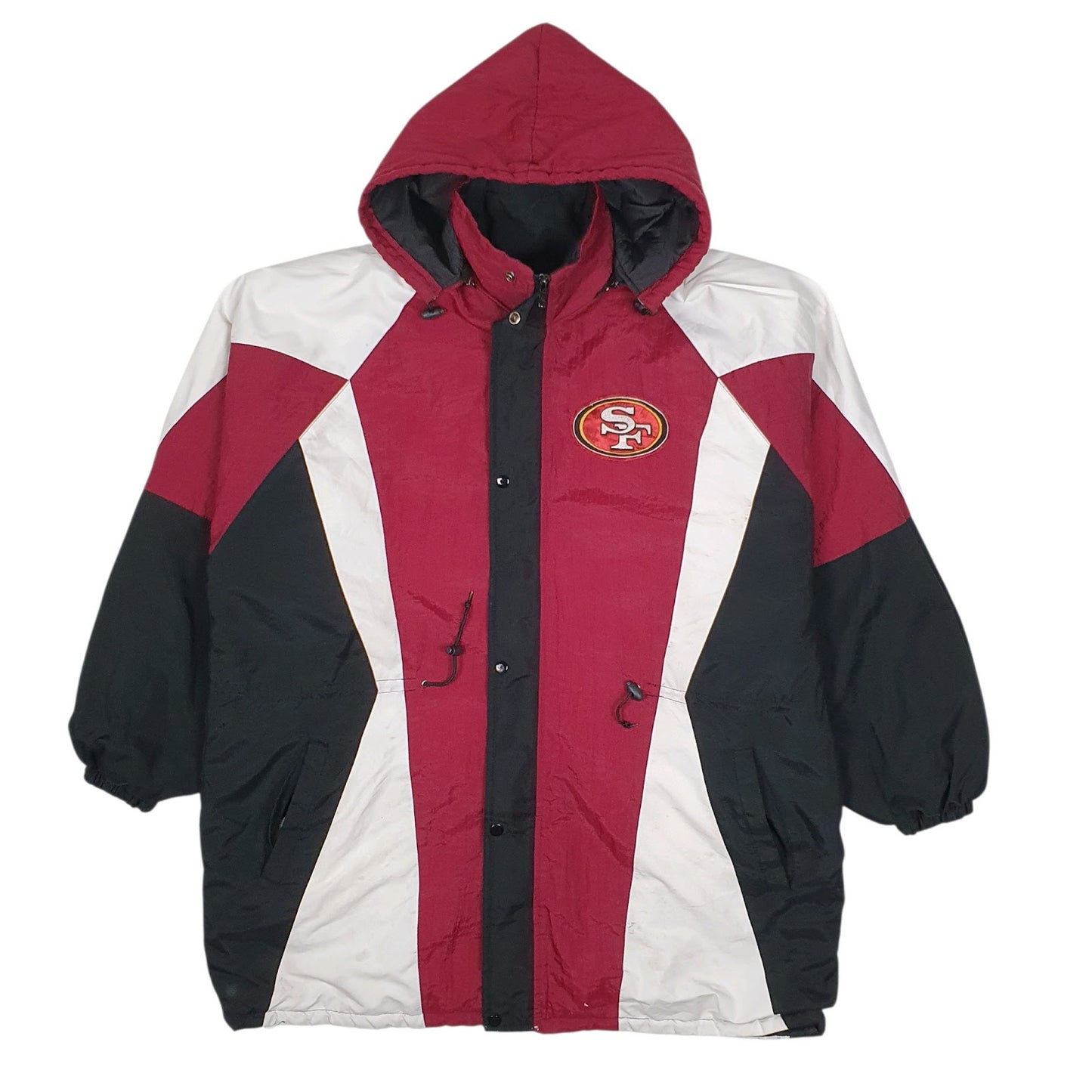 Mens Black NFL San Francisco 49ers Windbreaker  Coat
