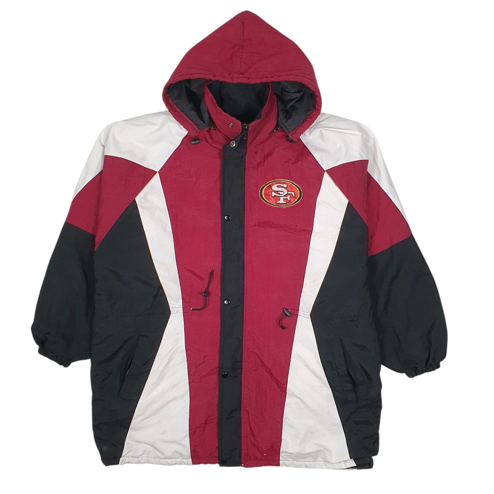 Mens Black NFL San Francisco 49ers Windbreaker  Coat