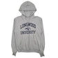 Mens Grey Champion Longwood University Hoodie Jumper